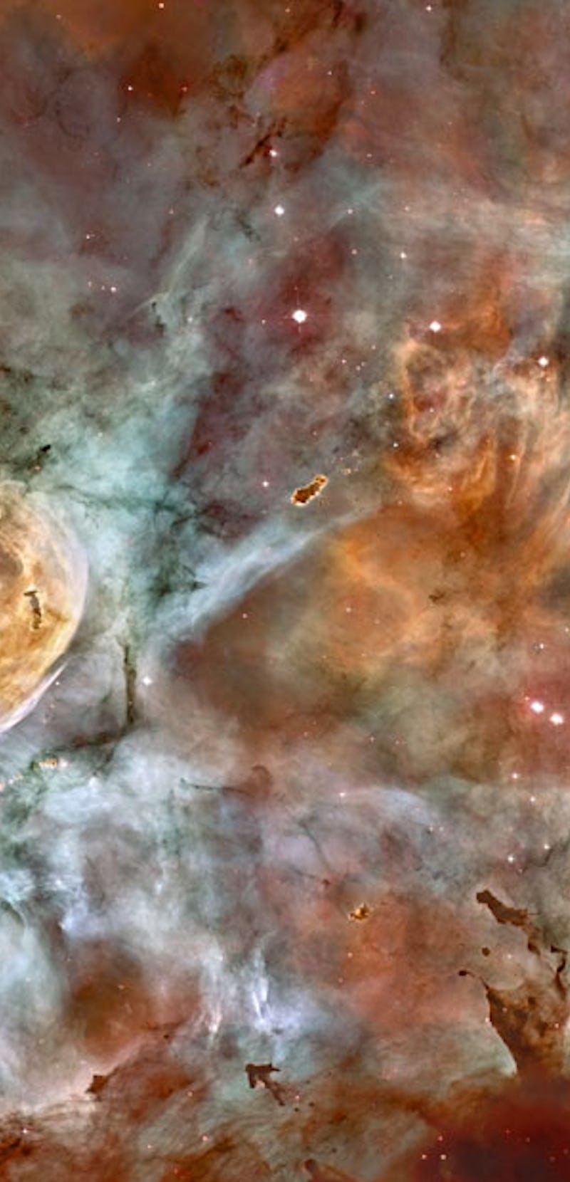 hubble nebula stars being born