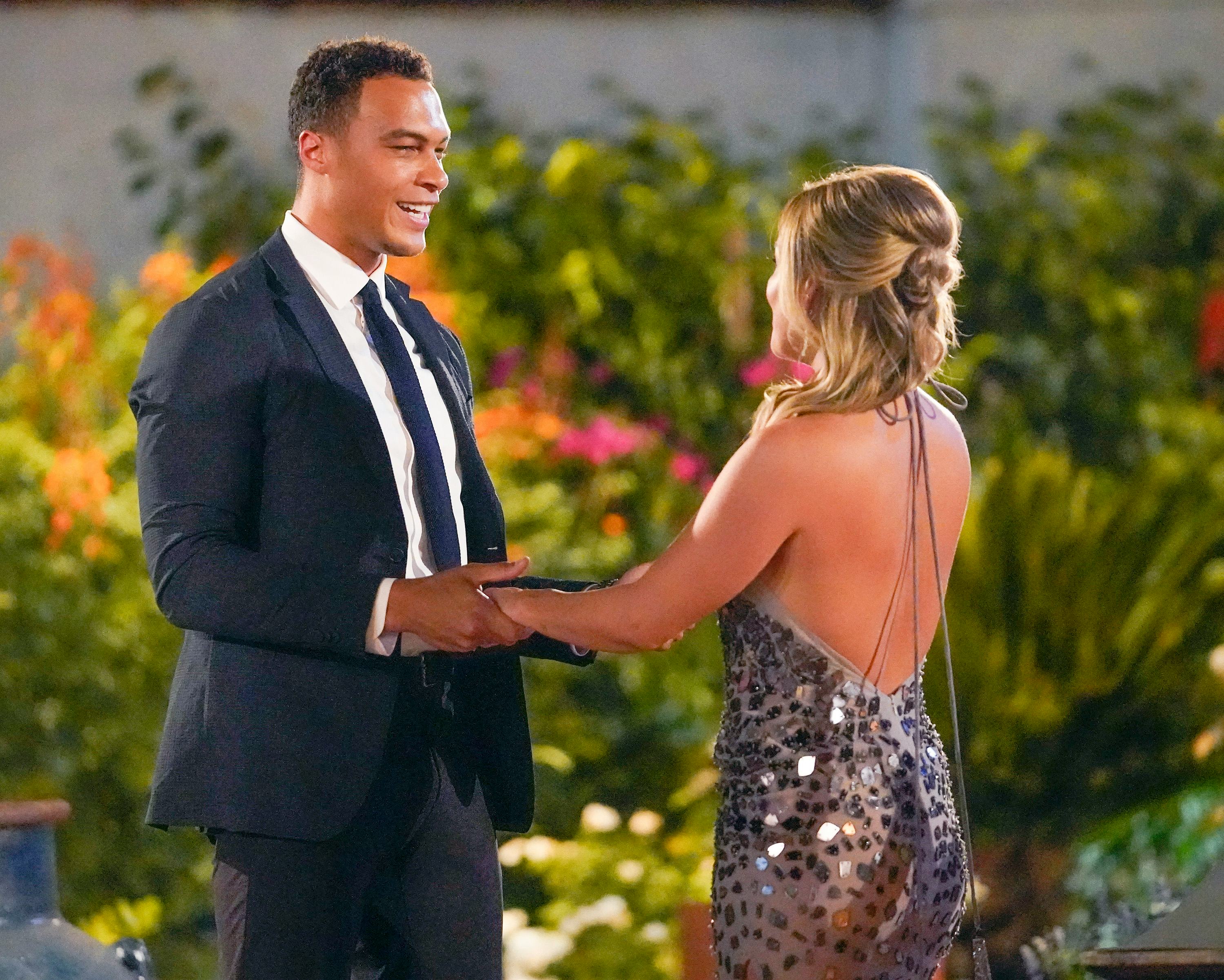 Clare's 'Bachelorette' First Impression Rose Winner Feeds Right Into ...