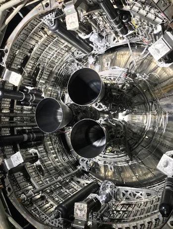 SN8 with its engines.