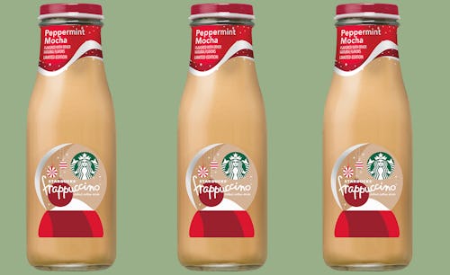 Starbucks has a Peppermint Mocha Frappuccino coming to grocery stores.