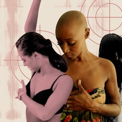 Women give themselves Breast Self-exams. Doctors explain why breast self-exams are no longer recomme...