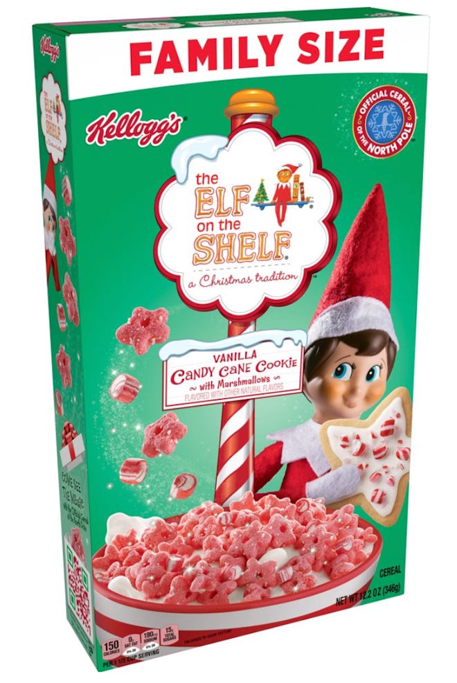 The Elf on the Shelf Cereal Vanilla Candy Cane Cookie