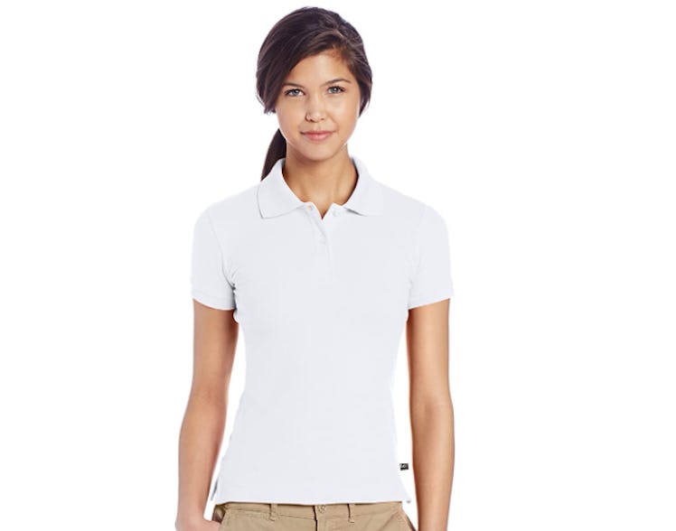 Lee Uniforms Juniors' Stretch Pique Polo Shirt