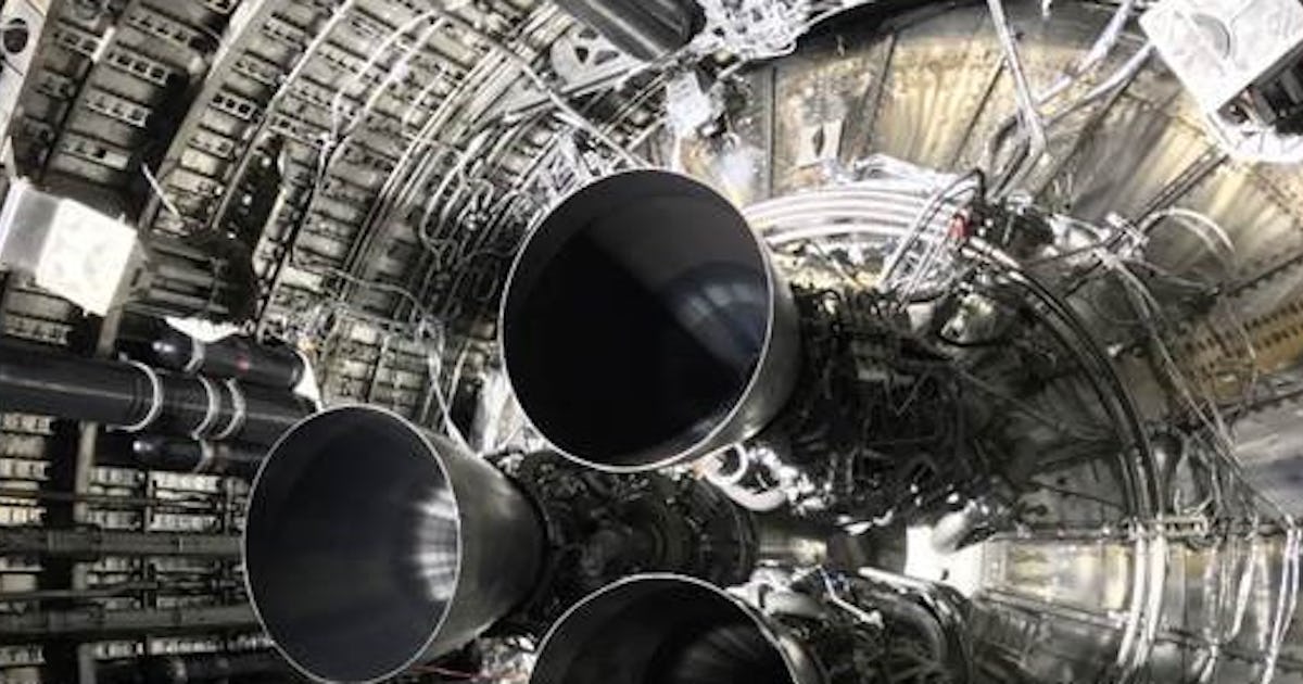 SpaceX Starship: incredible image shows 3 Raptor engines taking shape