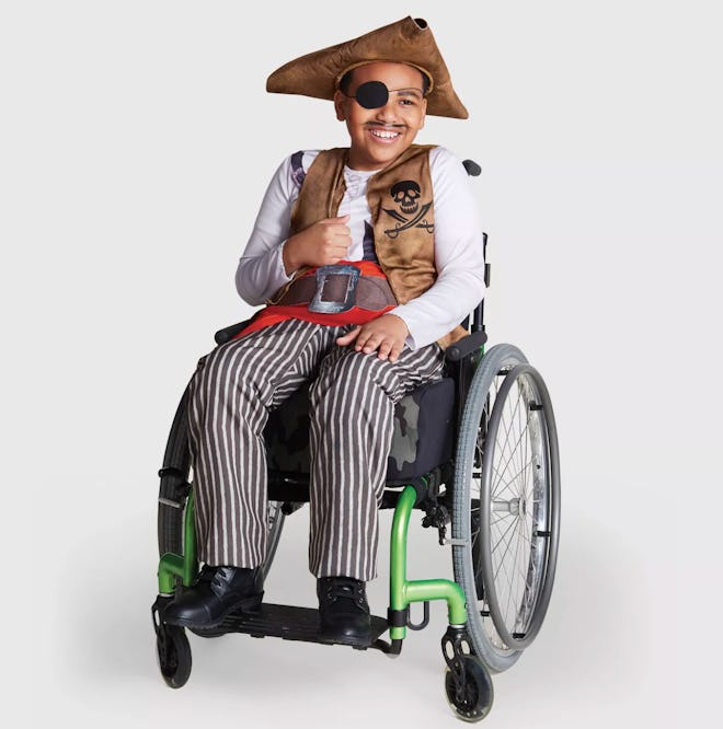 Kids' Adaptive Pirate Halloween Costume Jumpsuit 