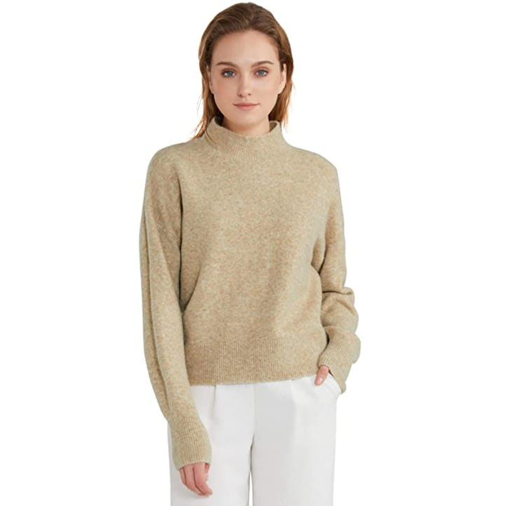 Woolicity Mock Neck Long Sleeve Knit 