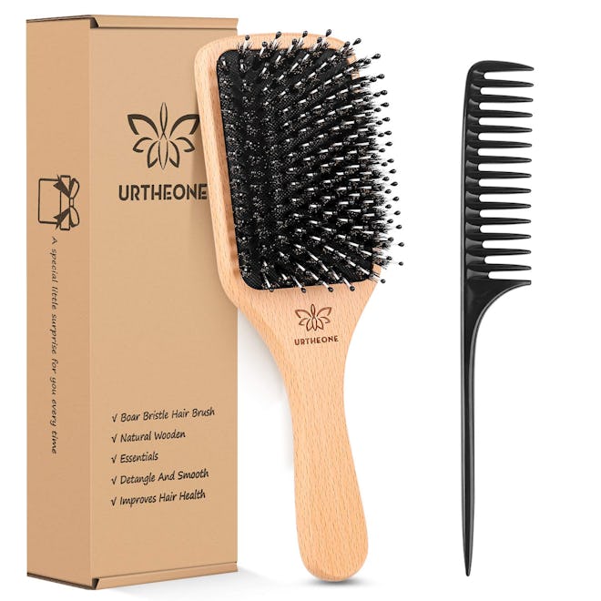 URTHEONE Boar Bristle Hairbrush 