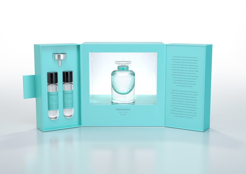 Tiffany & Co.'s new Wild Iris Parfum comes with a keepworthy Murano glass bottle