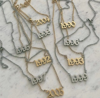 Mazza Boutique's Birth Year Necklace. 