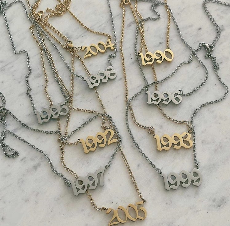 Mazza Boutique's Birth Year Necklace. 