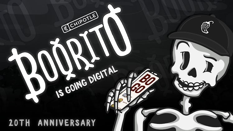 Chipotle's Boorito deal for 2020 is coming soon and you don't need a costume.
