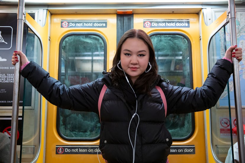 Amalia Yoo as Leila Kwan Zimmer in Grand Army via the Netflix press site