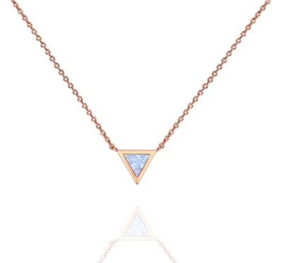 PAVOI Triangle Opal Neckalce
