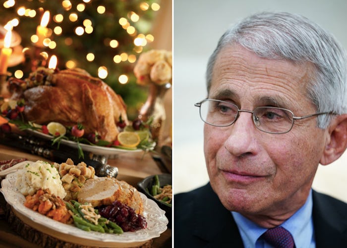 Dr. Fauci suggests forgoing the big Thanksgiving celebration this year.