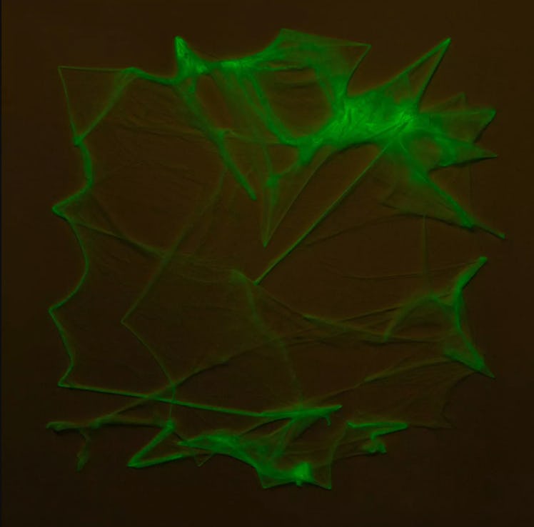 Glow-In-The-Dark Stretch Spiderweb