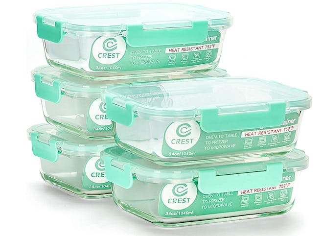 C Crest Collapsible Meal Prep Containers (5-Pack)