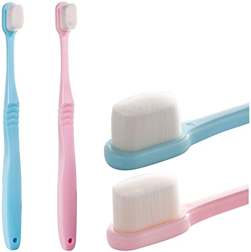 DI QIU REN Extra Soft Toothbrush For Sensitive Gums (2 Pack)