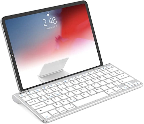 Nulaxy Bluetooth Keyboard with Sliding Stand 