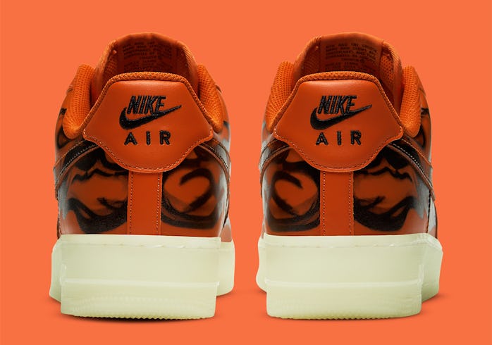 Nike Air Force 1 Low "Orange Skeleton"