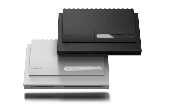 Analogue Duo consoles gray and black