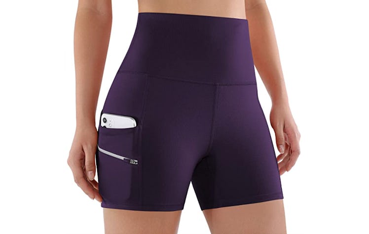 ODODOS High Waist Out Pocket Yoga Short