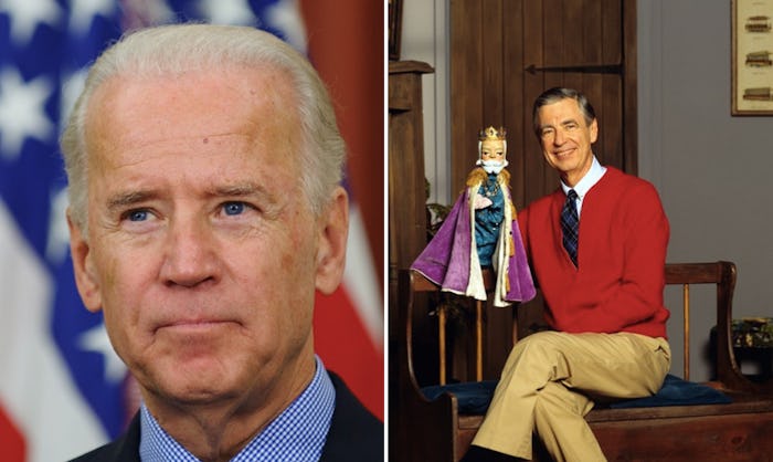 A Trump staffer compared Joe Biden to Mr. Rogers and the internet is leaning in.