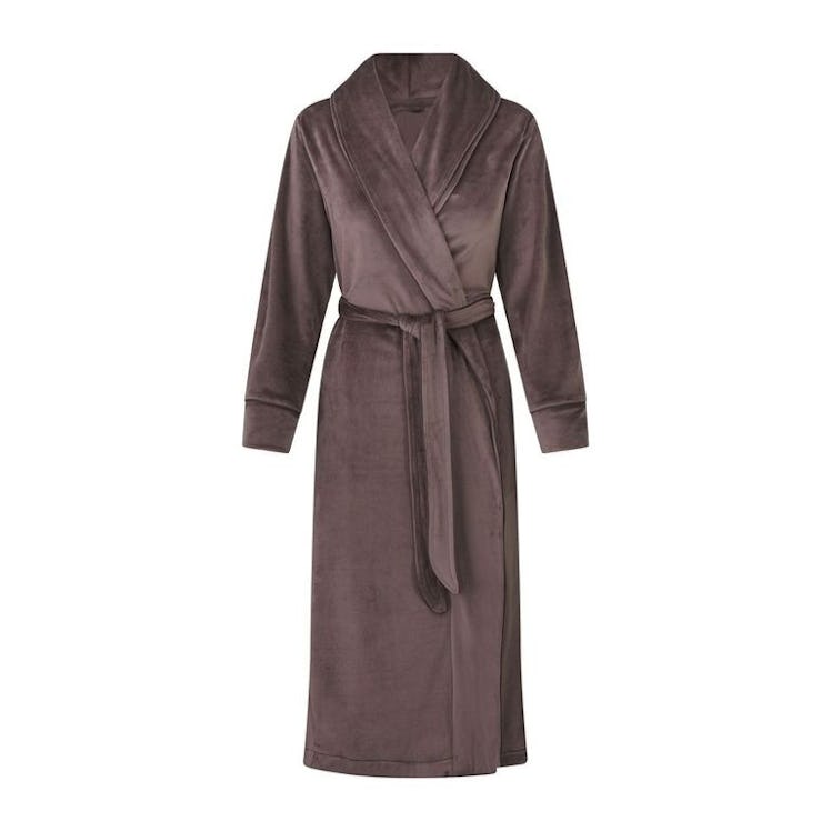Velour Long Robe