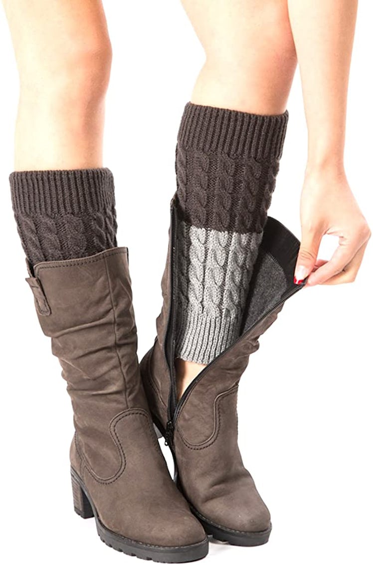 Bestjybt Knitted Boot Cuffs