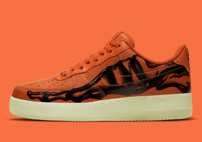 Nike Air Force 1 Low "Orange Skeleton"