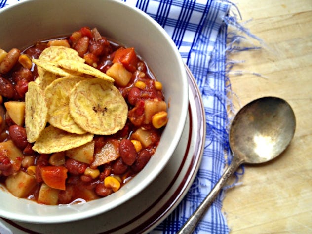 vegetarian two bean stew