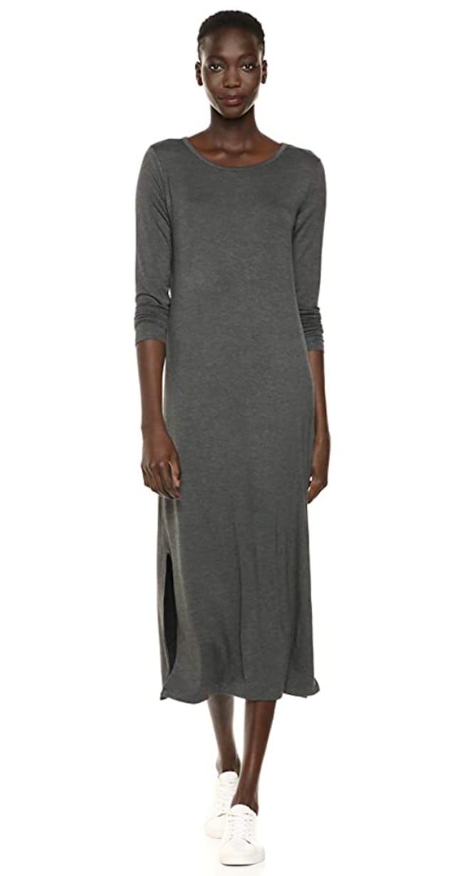 Daily Ritual Jersey Long-Sleeve Maxi Dress