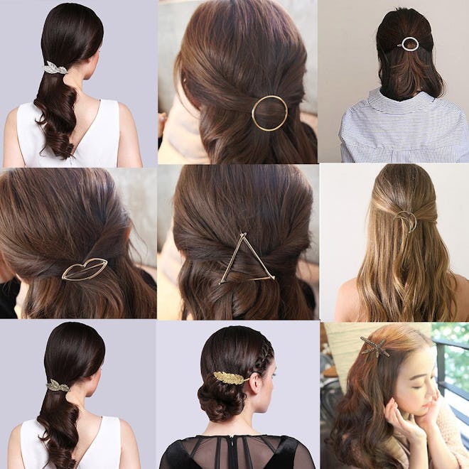 Jaciya Minimalist Hair Clips (15-Pack)