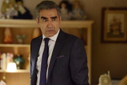 Johnny Rose pretty much exclusively wears suits on 'Schitt's Creek.'