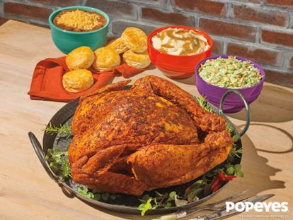 Popeyes' Cajun Style Turkeys are back for 2020.