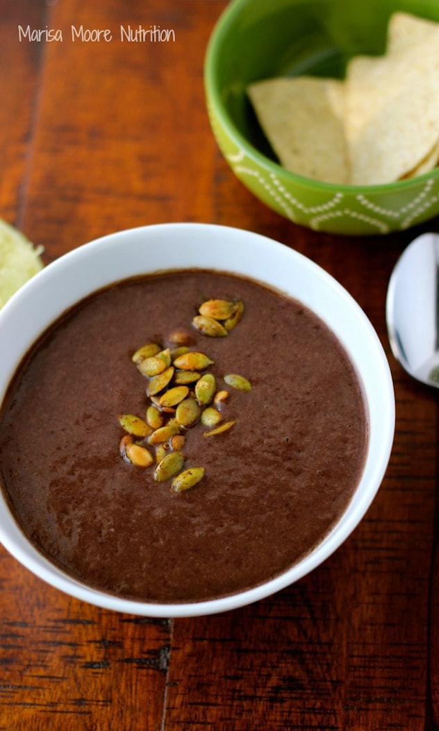 spicy black bean soup