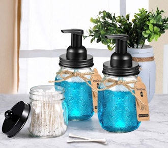  SheeChung Foaming Mason Jar Soap Dispensers (2-Pack)