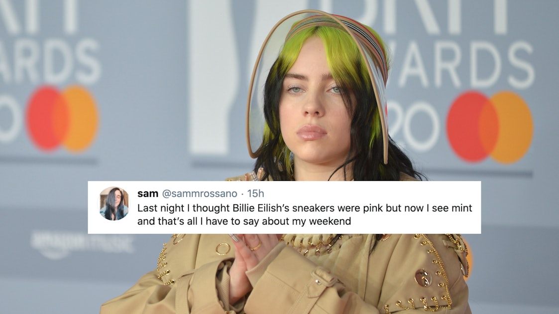 These Tweets About Billie Eilish's Sneakers Have Ignited Another Color ...