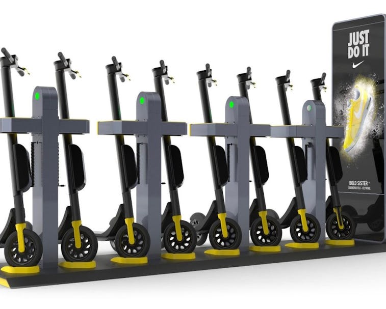 Swiftmile creates free, solar-powered e-bike charging stations.