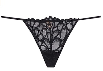 Women's Savage Not Sorry Lace String Thong