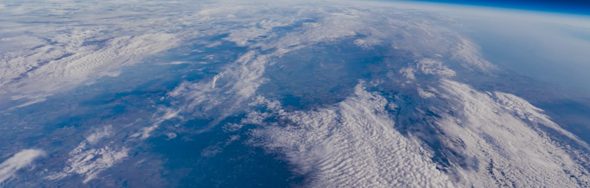 Picture of Earth captured by a Sigma camera in near orbit.