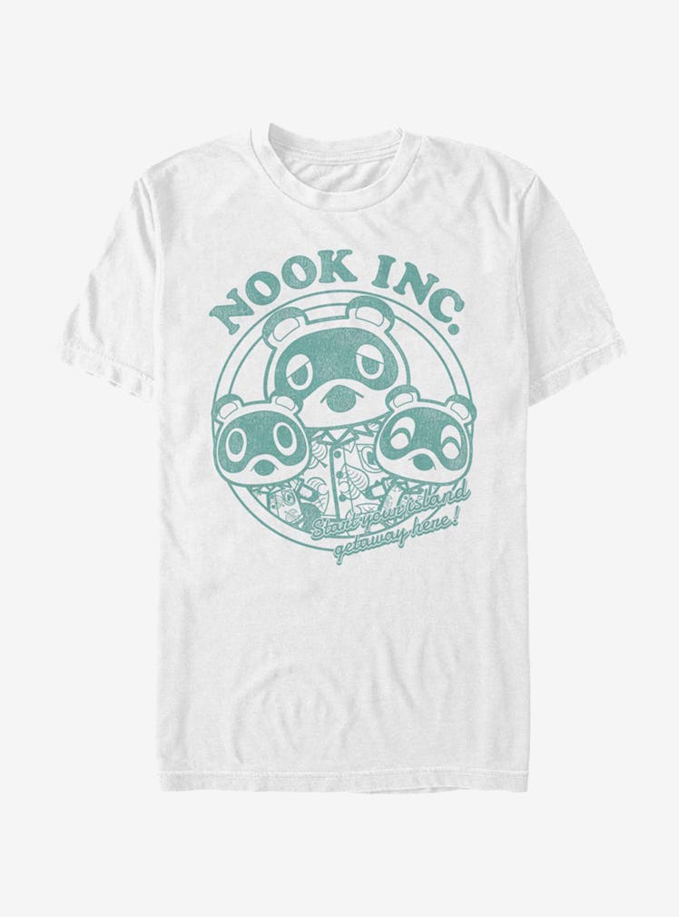 Hot Topic Animal Crossing Nook Inc. Getaway T-Shirt
