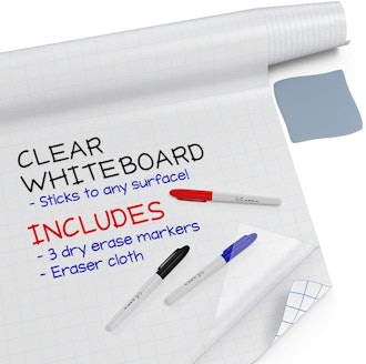Kassa Clear Dry Erase Board Sticker