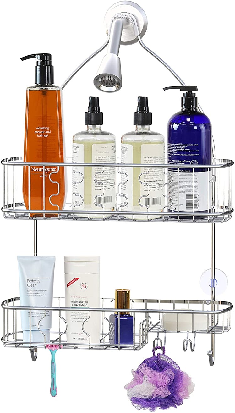  SimpleHouseware Bathroom Hanging Shower Head Caddy