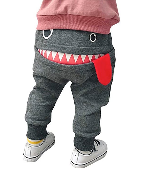 Toddler Boys Girls Cartoon Monster Sweatpants