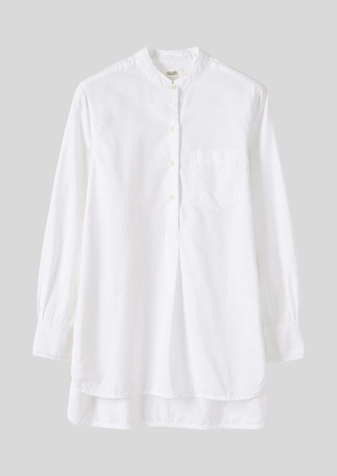 Cotton Oxford Long Shirt