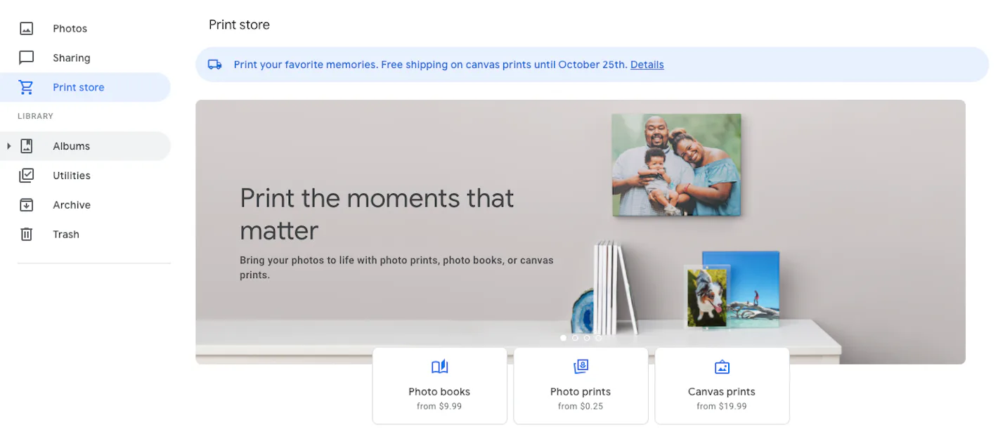 Google is reviving its AI-powered photo printing service