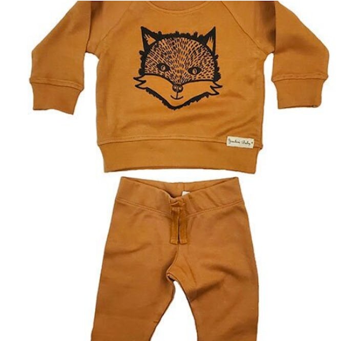 Fox Pullover Sweatshirt Jogger Set