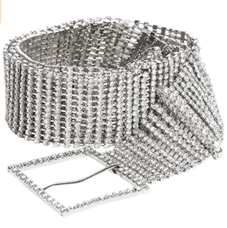 Rhinestone Chain Belt 