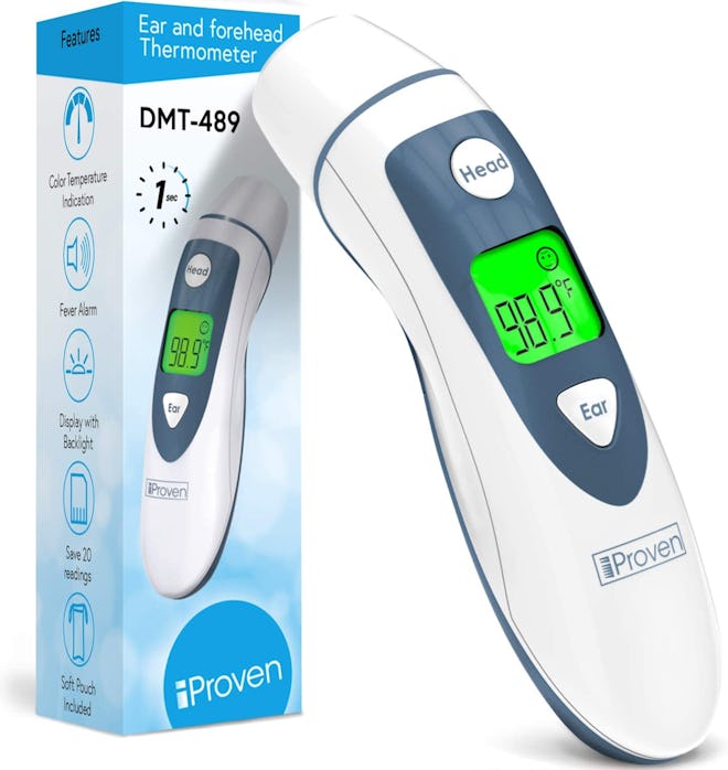iProven Medical Digital Ear Thermometer with Temporal Forehead Function
