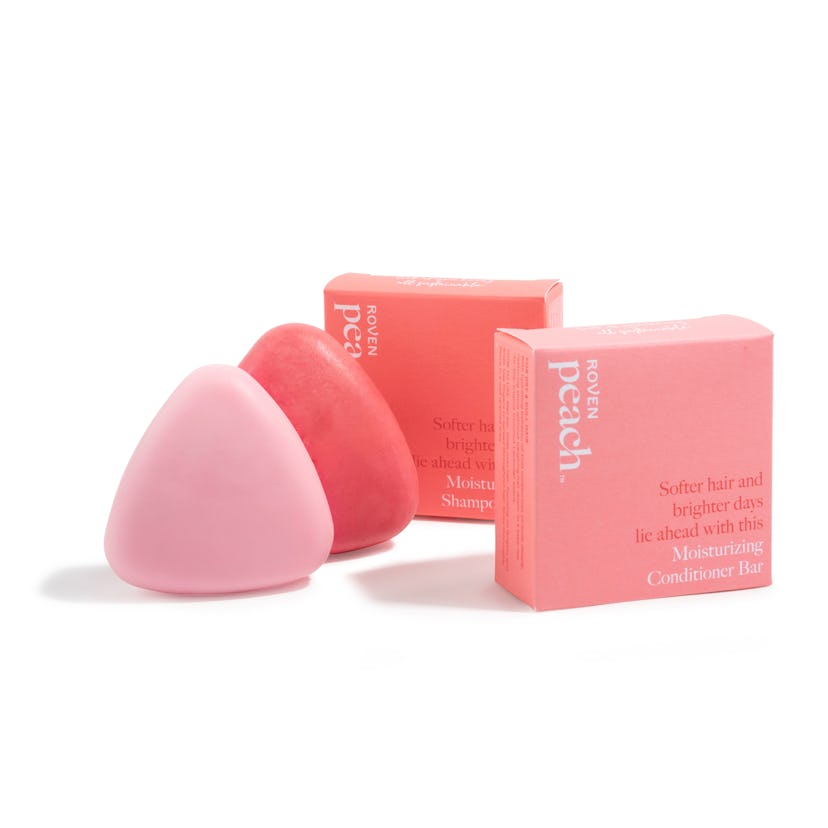 Peach Moisturizing Shampoo & Conditioner Bar Set